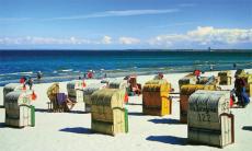 Пляжные корзины на Балтике 